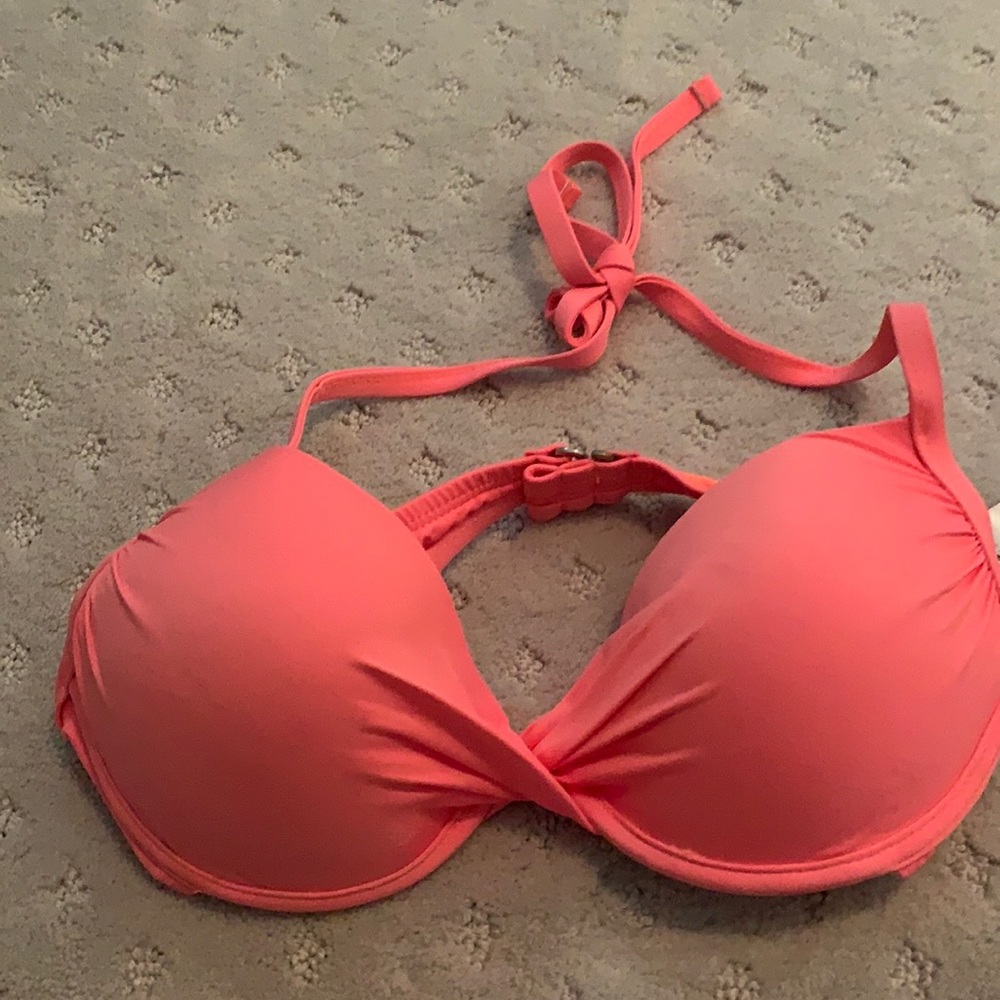 Target Mossimo coral push up bikini top size XS